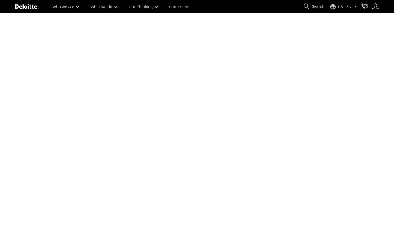 Deloitte homepage