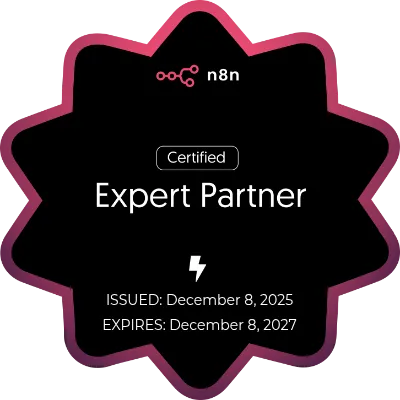 2V Automation, Certified n8n Expert Partner